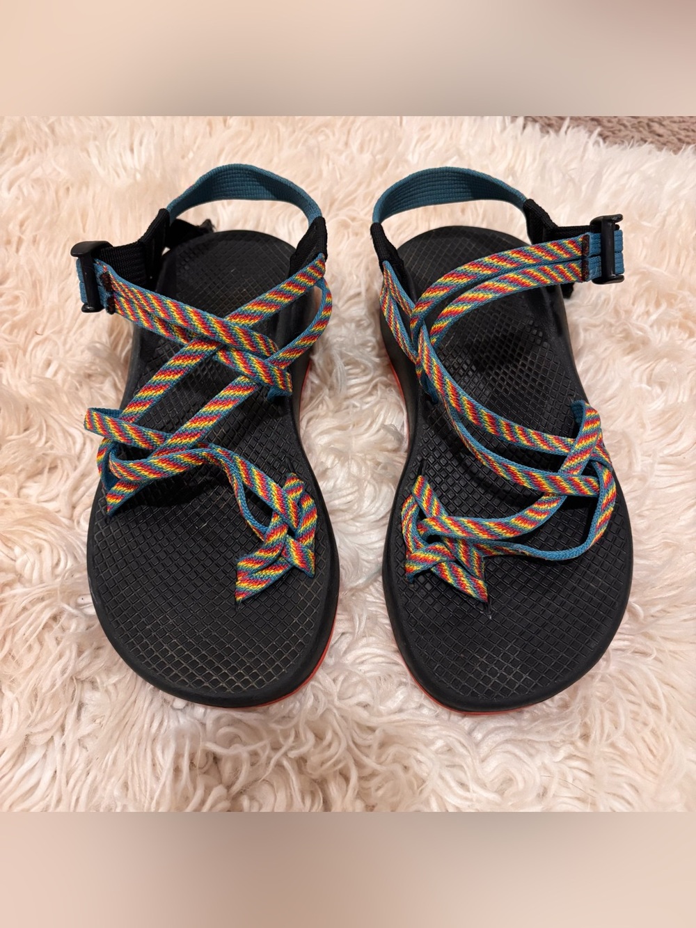 Chaco Women's Rainbow Strappy Sandals Chacos Size 7
